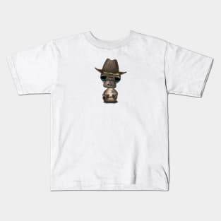 Cute Baby Platypus Sheriff Kids T-Shirt